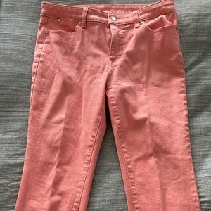 Talbots 8 petite peach denim